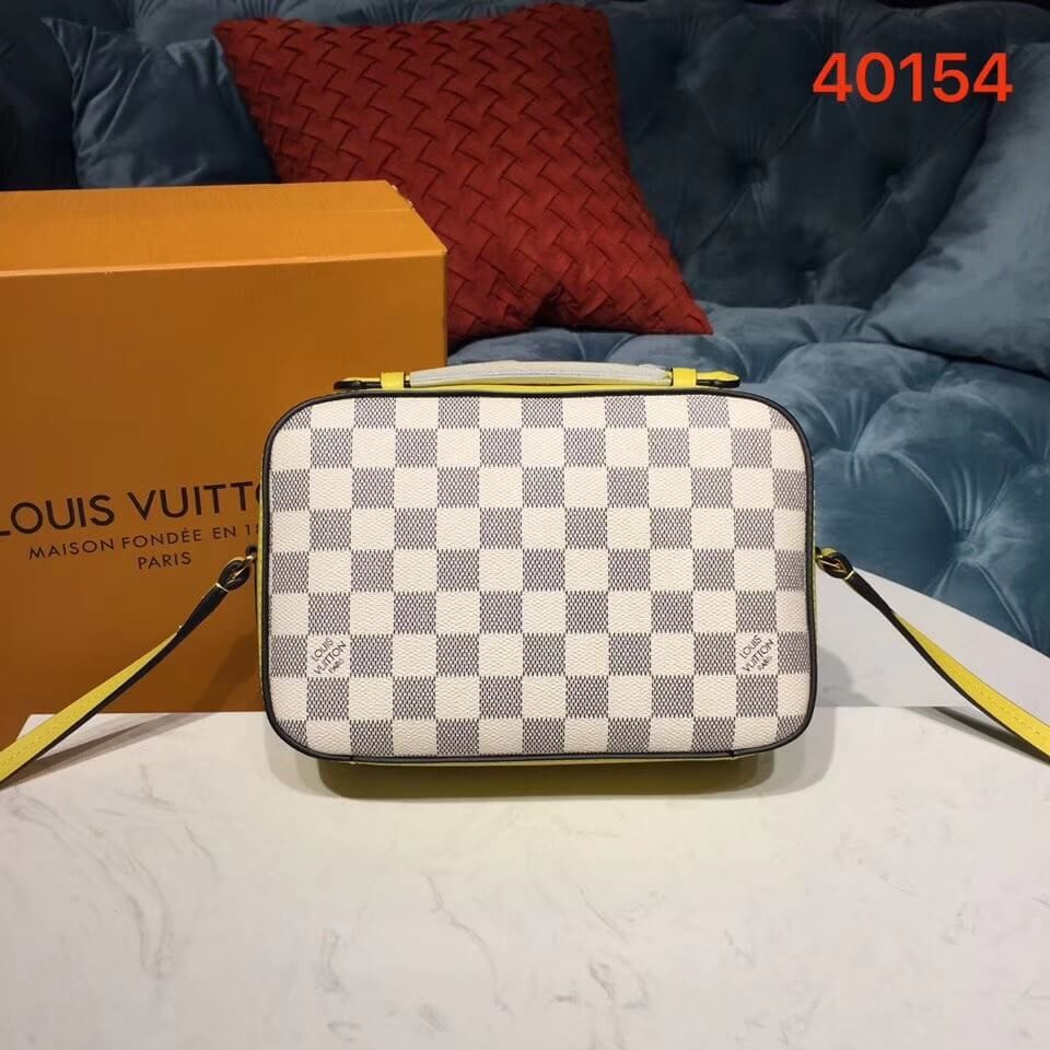 Louis Vuitton Damier Azur Canvas Saintonge N40154
