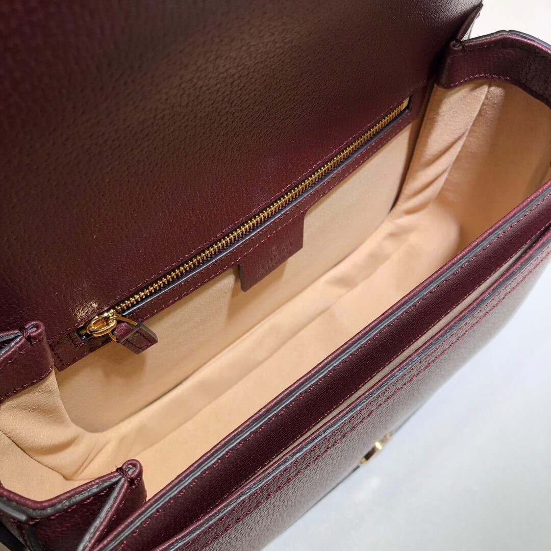 Gucci Ophidia Leather Small Shoulder Bag 601044