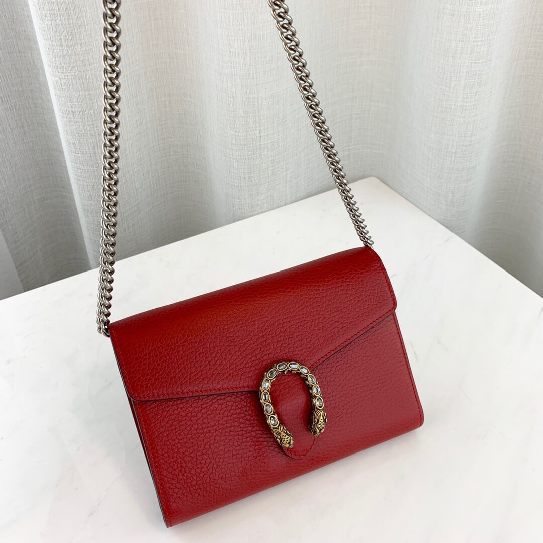 Gucci Dionysus Leather Mini Chain Bag 401231