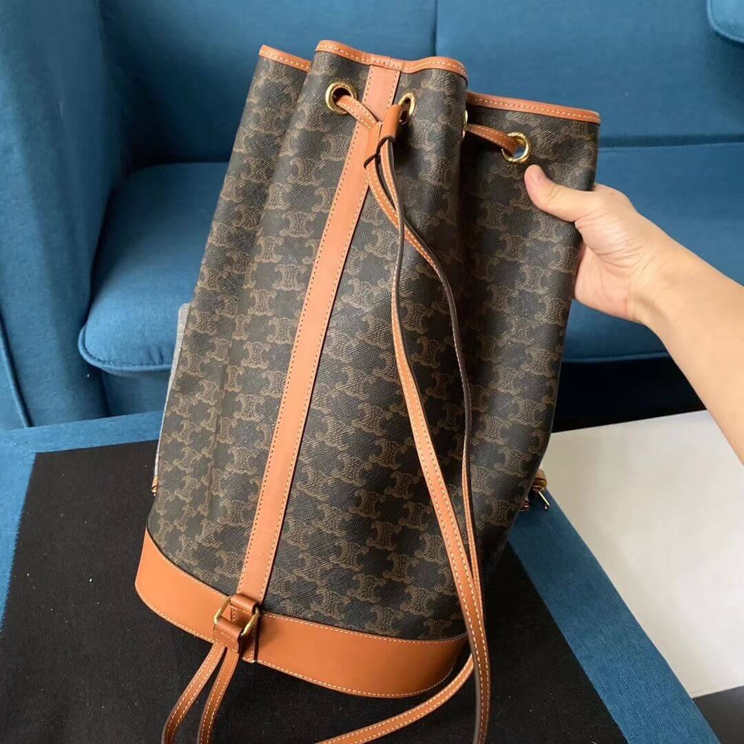 Celine Medium Sailor Bag In Triomphe Canvas 191532