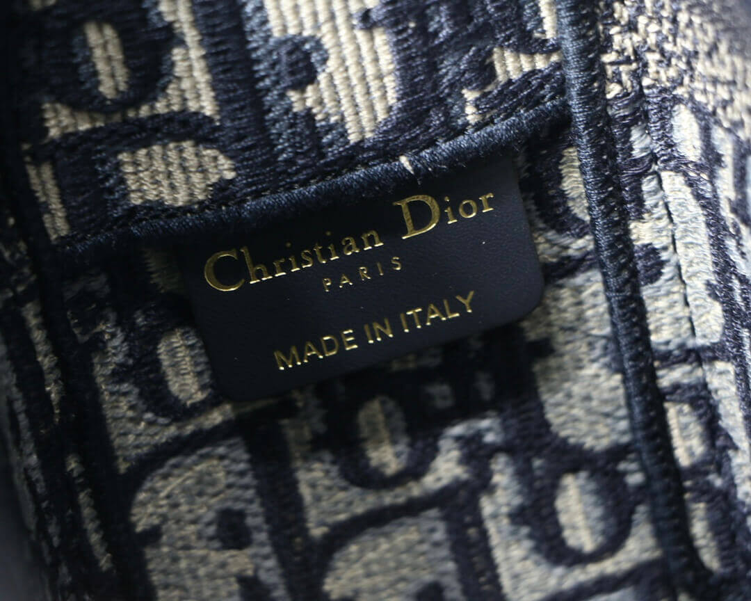 Christian Dior Small DiorCamp Bag in Oblique Embroidery M1241