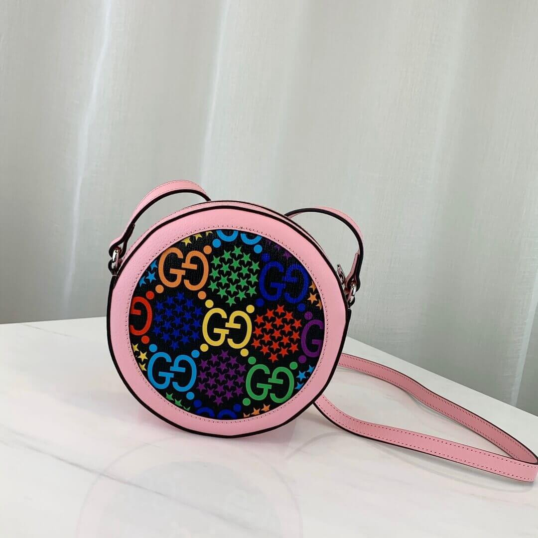 Gucci GG Psychedelic Round Shoulder Bag 603938