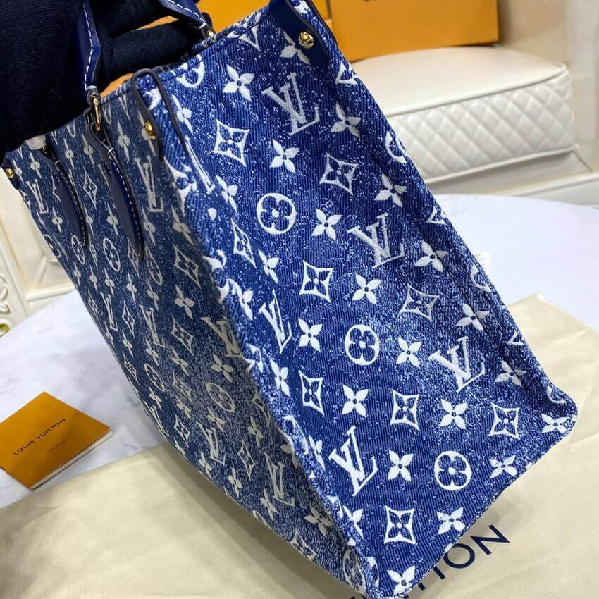Louis Vuitton Monogram Jacquard Denim OnTheGo MM M59608