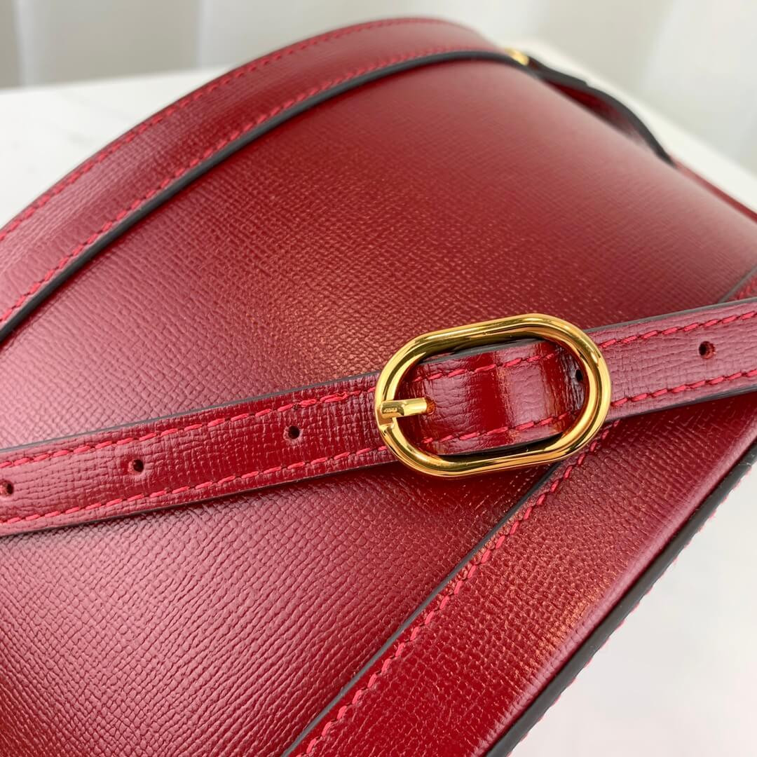 Gucci 1955 Horsebit Bucket Bag 602118 Red