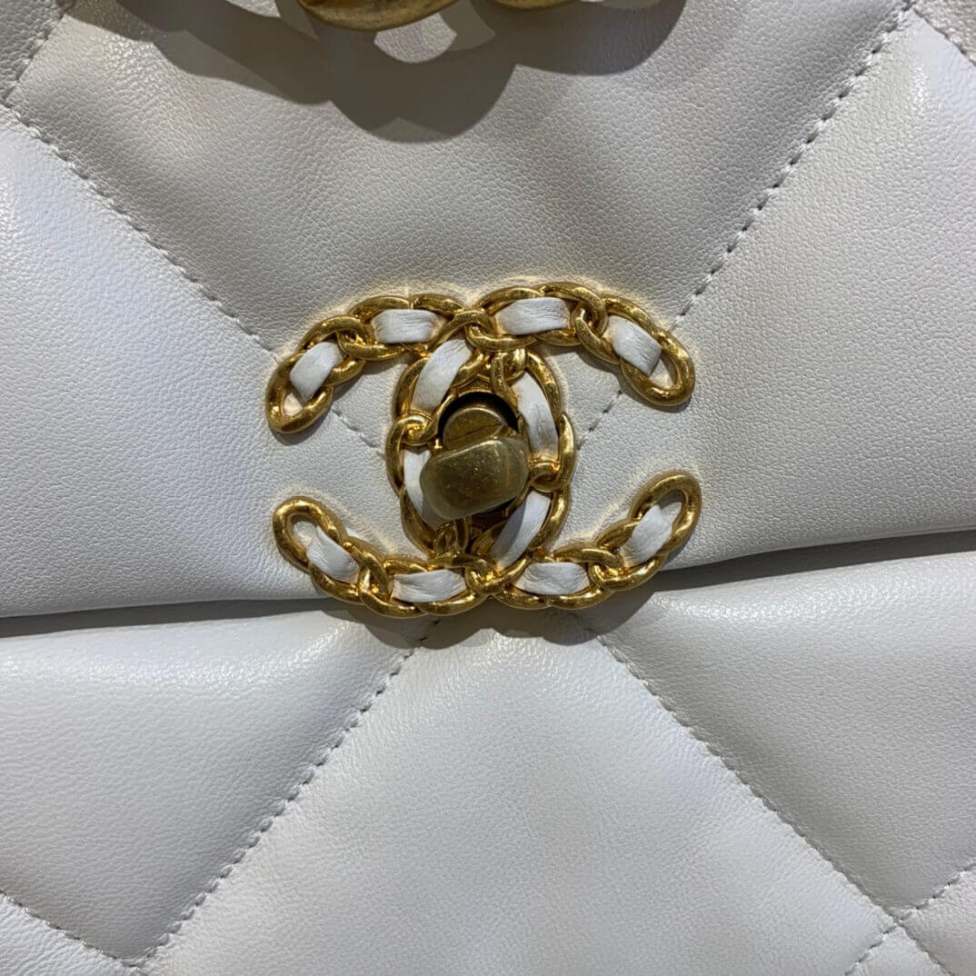 Chanel 19 Large Lambskin Flap Bag AS1161