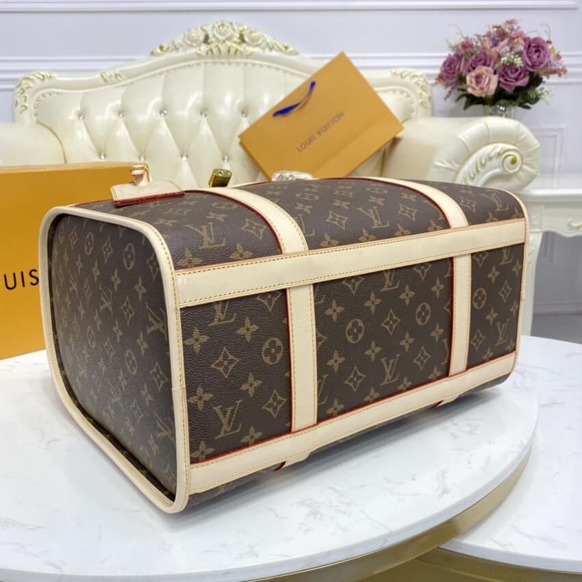 Louis Vuitton Monogram Canvas Dog Carrier 40 M42024