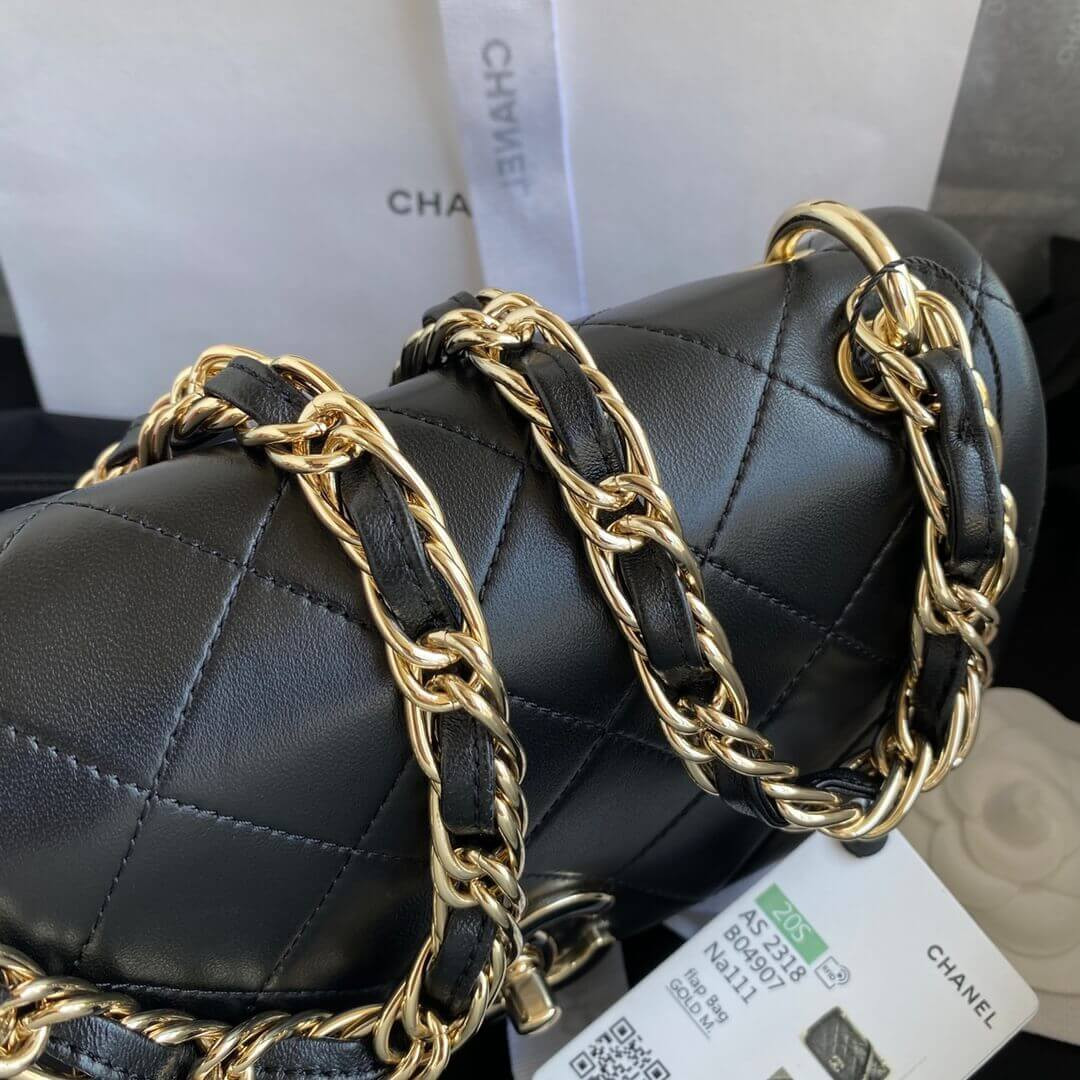 Chanel Lambskin Medium Flap Bag AS2318