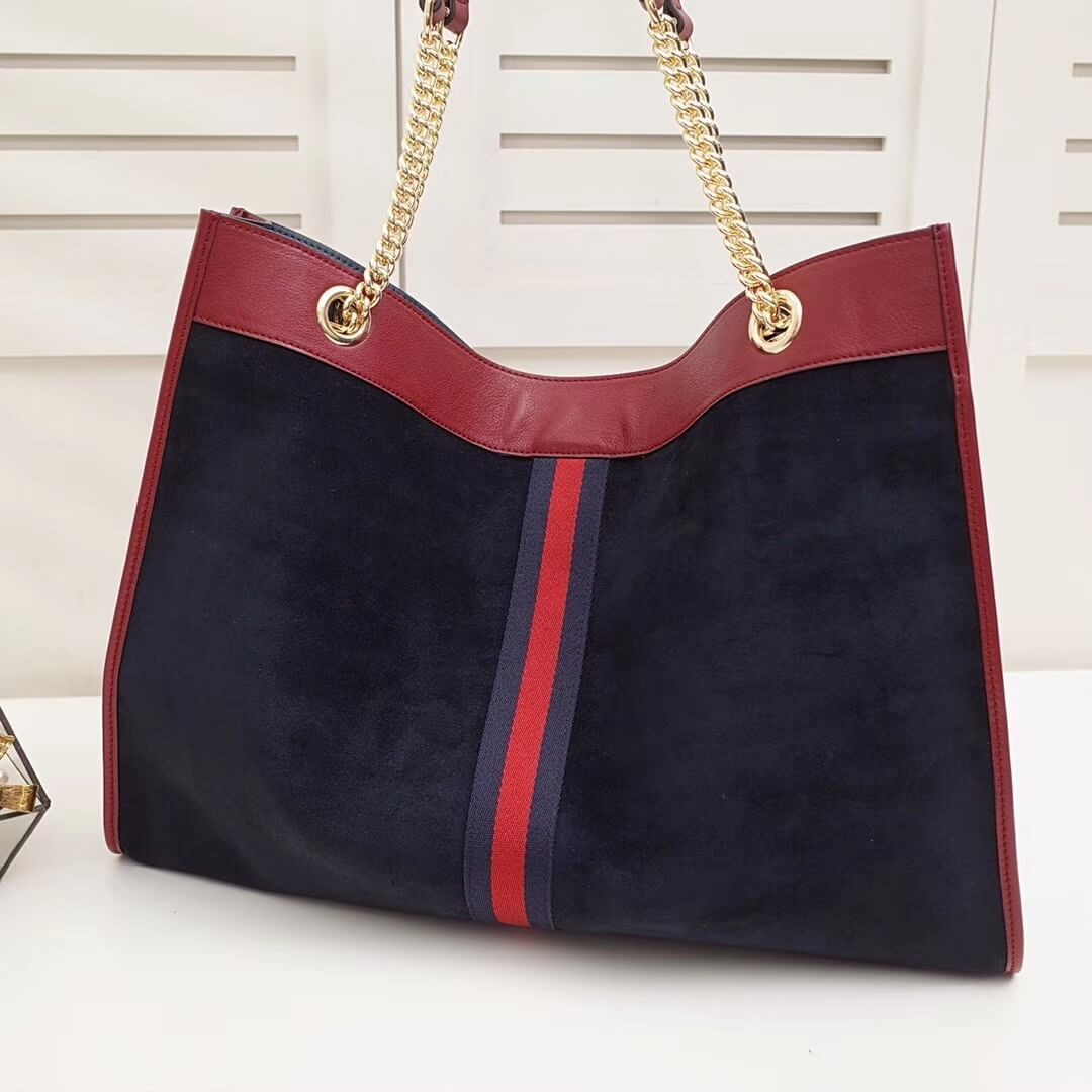Gucci Suede Rajah Large Tote 537219