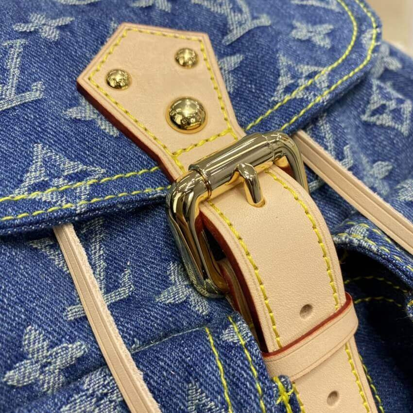 Louis Vuitton Monogram Denim Sac A Dos GM Backpack M95056