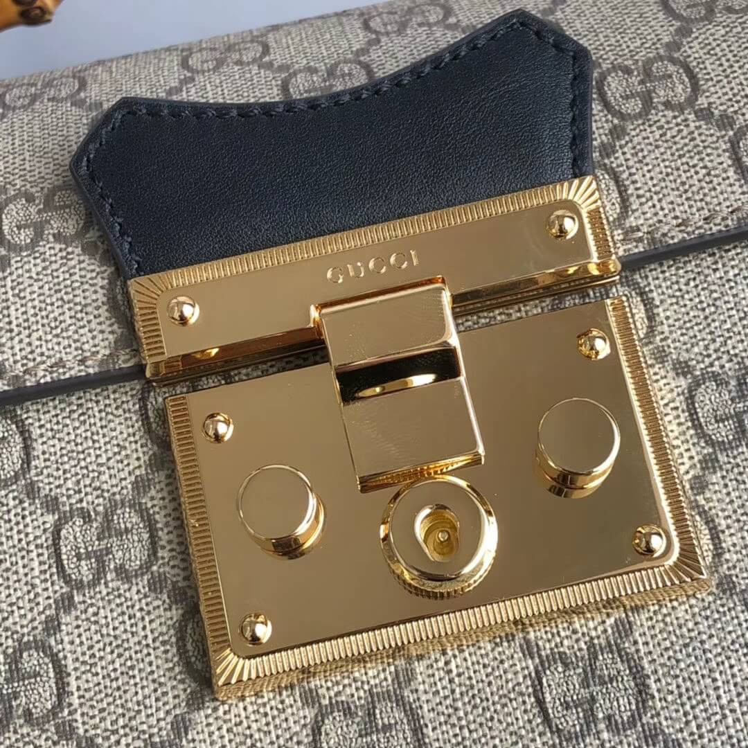 Gucci Padlock GG Small Bamboo Shoulder Bag 603221