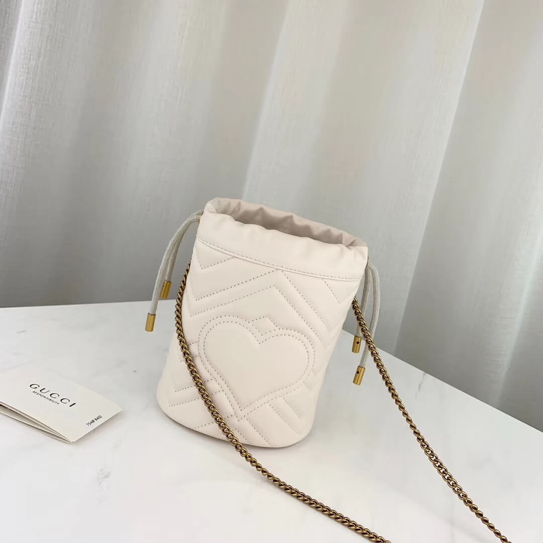 Gucci GG Marmont Matelassé Mini Bucket Bag 575163