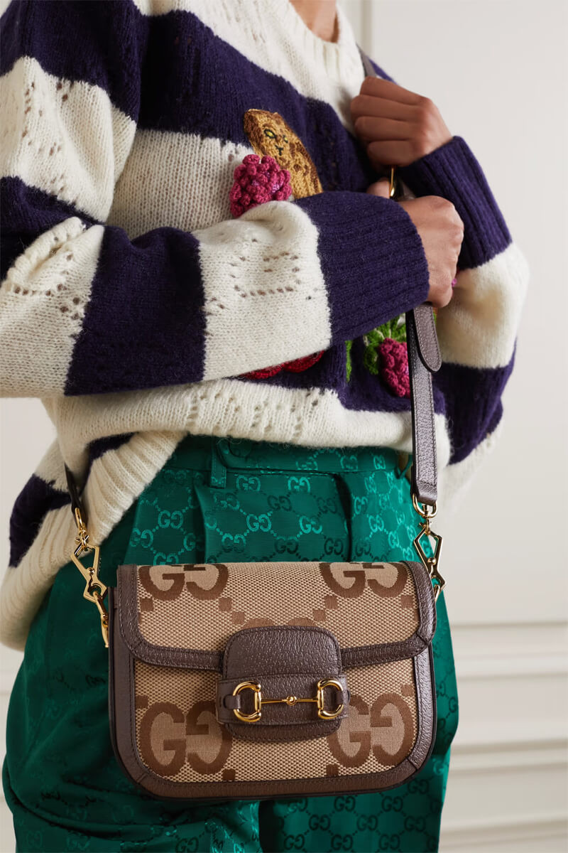 Gucci Horsebit 1955 Jumbo GG Mini Bag 658574