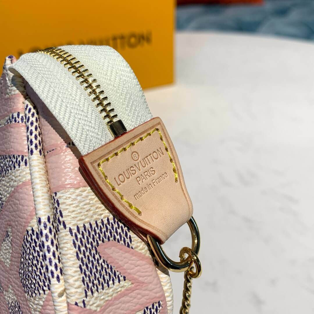 Louis Vuitton Damier Azur Canvas Mini Pochette Accessoires N60051