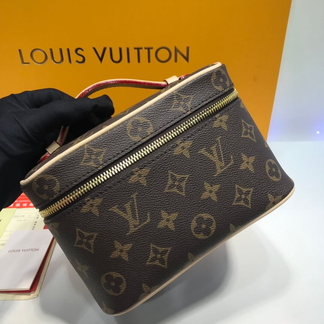 Louis Vuitton Monogram Canvas Nice Cosmetic  Mini M44495