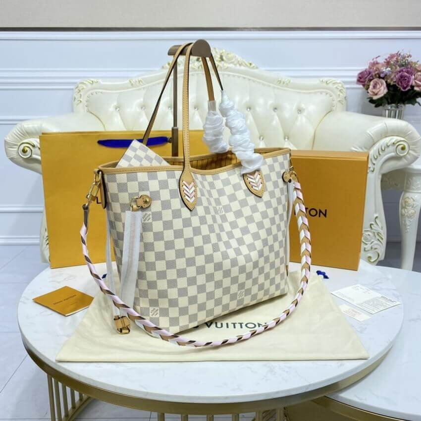 Louis Vuitton Damier Azur Neverfull MM N50047