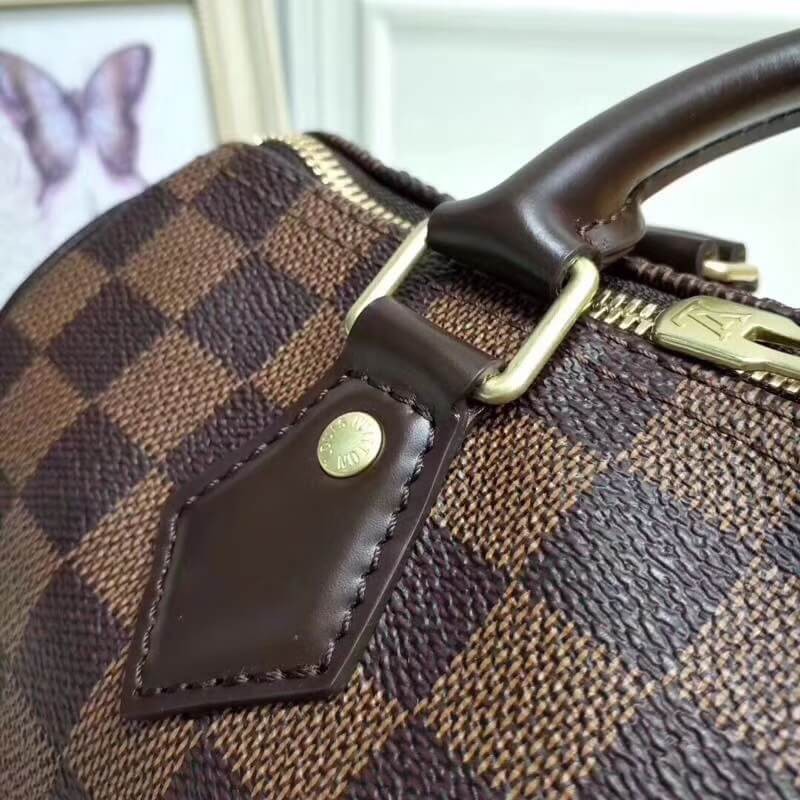 Louis Vuitton Damier Ebene Canvas Speedy Bandouliere 25 N41368