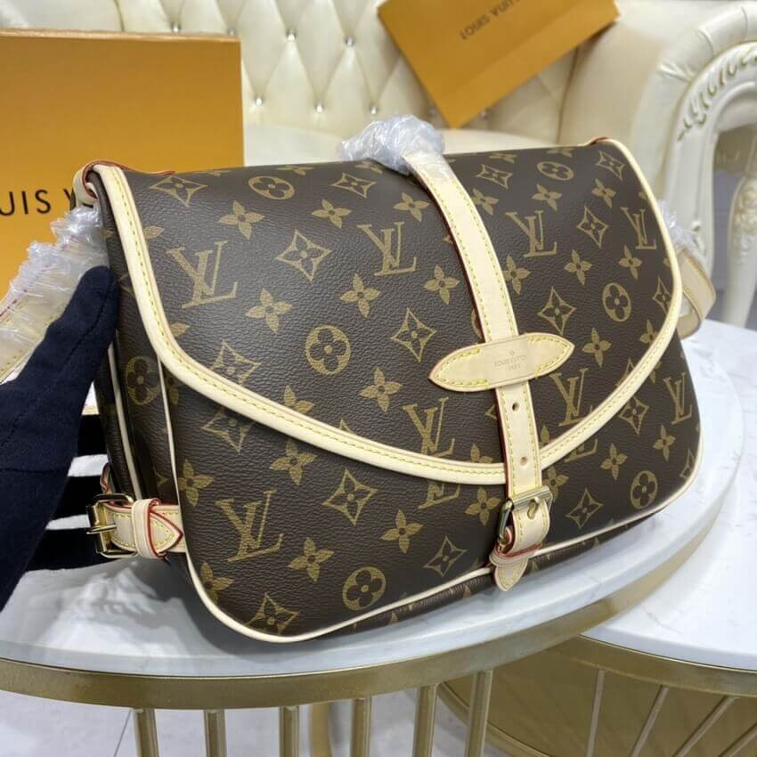 Louis Vuitton Monogram Canvas Saumur MM M40710