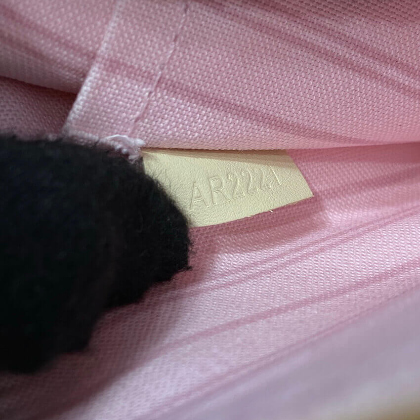 Louis Vuitton Damier Azur Neverfull MM N45295 Pink