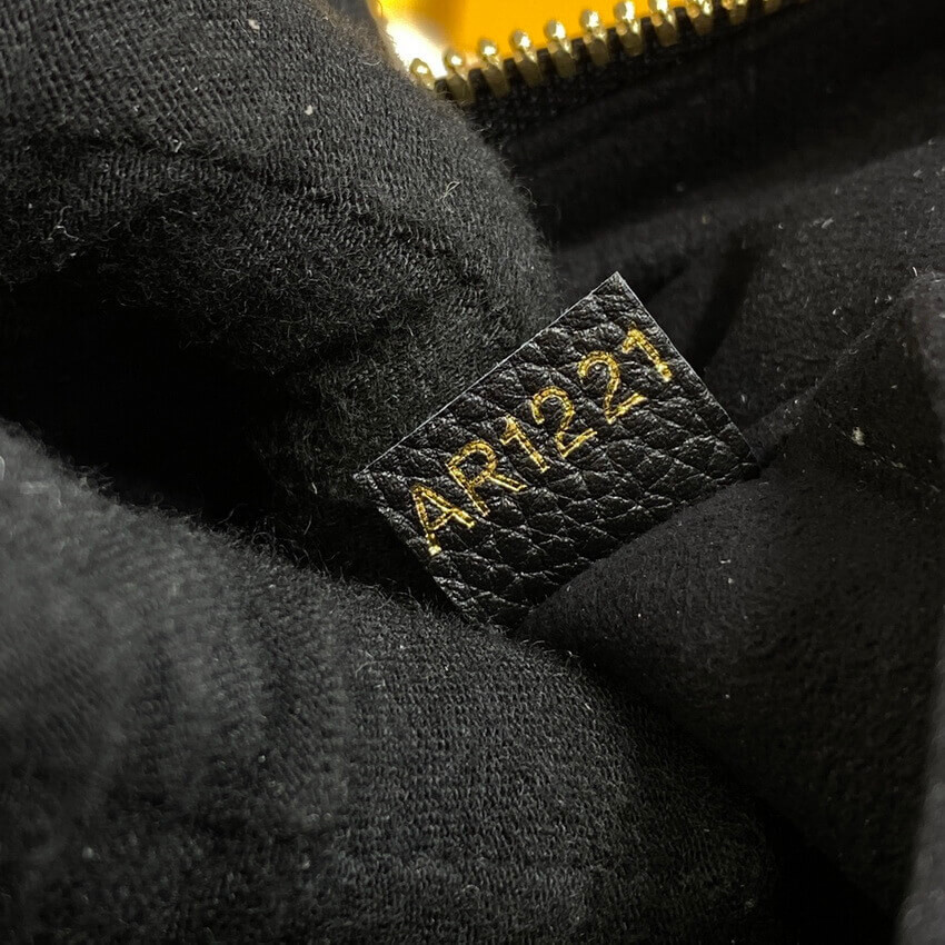 Louis Vuitton Monogram Empreinte Leather Bagatelle M46002 Black