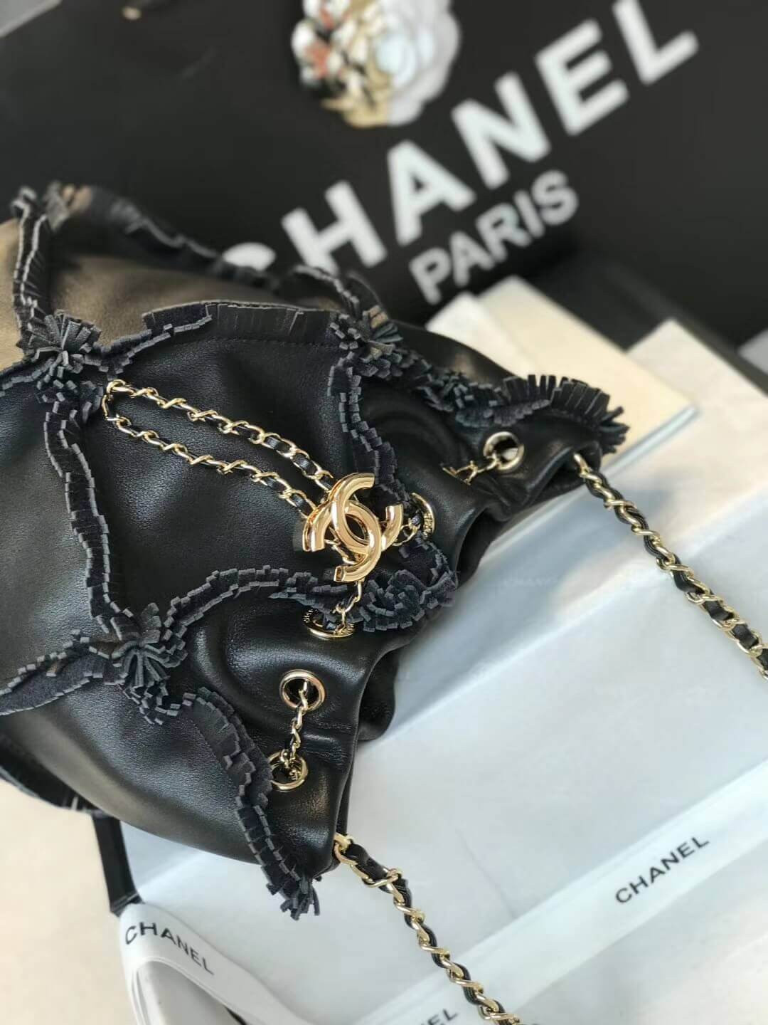 Chanel Drawstring Bag AS1503