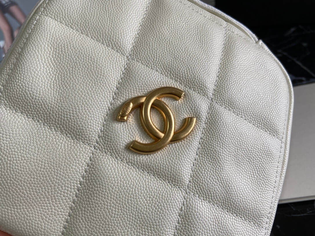 Chanel Small Diamond Bag AS2201 in Grained Calfskin