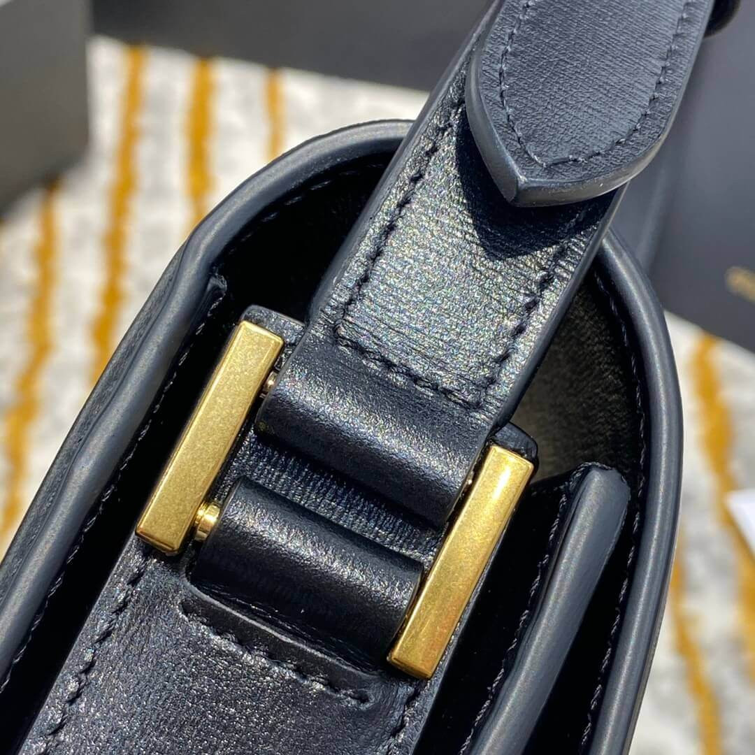 Saint Laurent YSL Solferino Small Satchel In Box Leather 634306