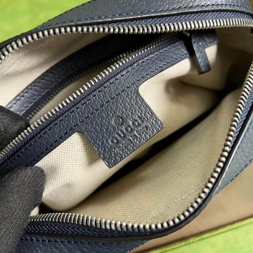 Gucci Horsebit 1955 Small Bag in Blue 645454