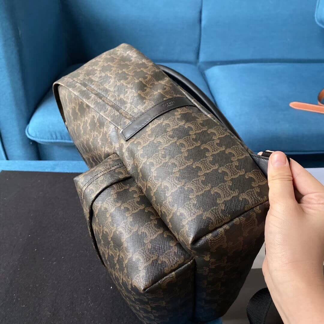 Celine Medium Backpack In Triomphe Canvas 188382