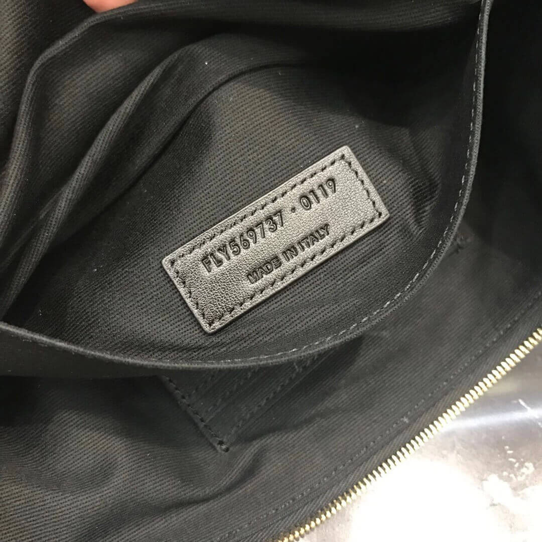 Saint Laurent YSL Classic Monogram Belt Bag In Grain Leather 569737