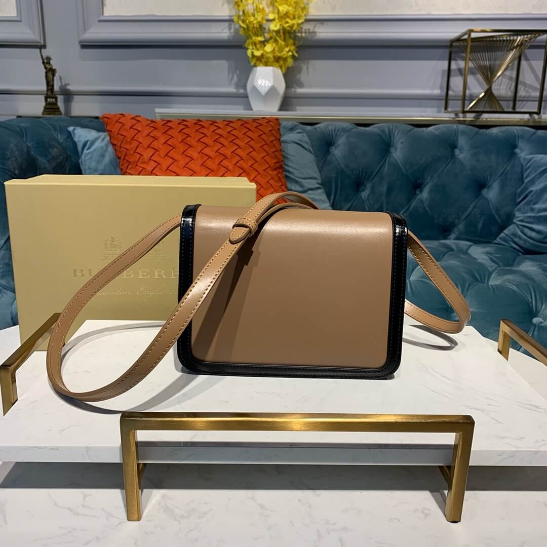 Burberry Small Two-tone Leather TB Bag 80134751