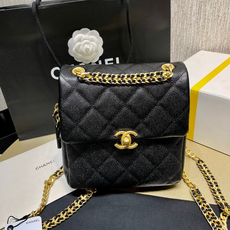 Chanel Backpack in Grained Calfskin AS3108