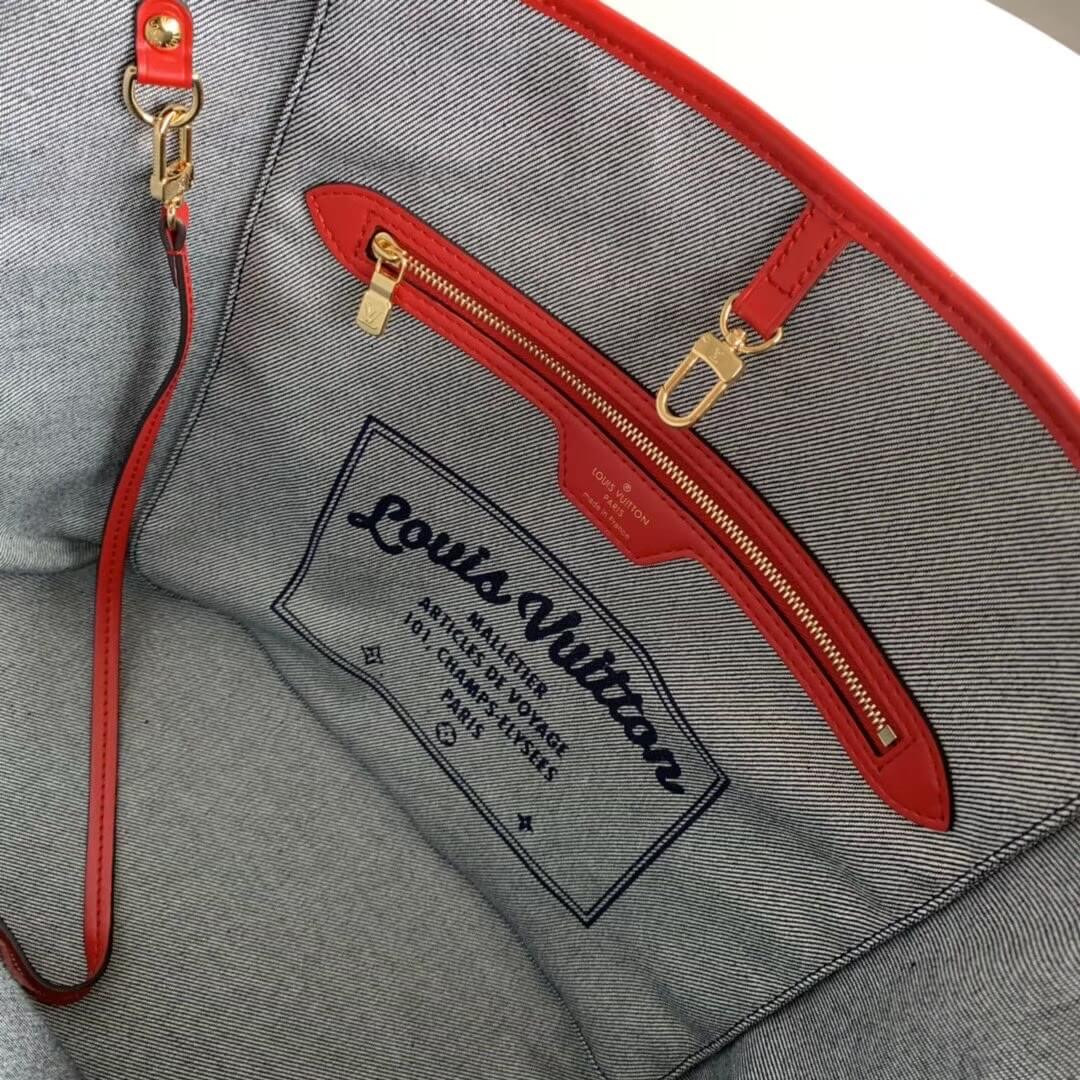 Louis Vuitton Monogram Denim Canvas Neverfull MM M44981