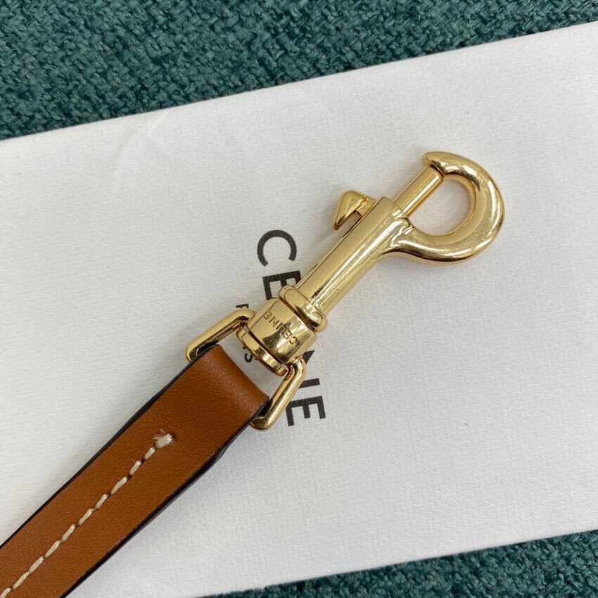 Celine Small Vertical Cabas In Triomphe Canvas 191542 White