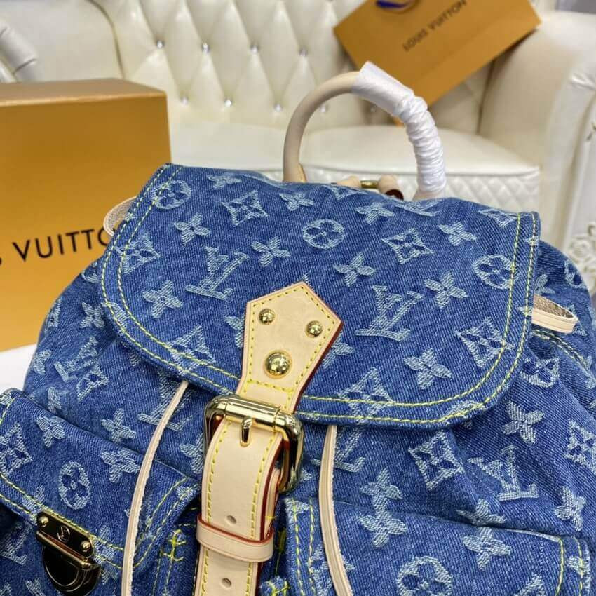 Louis Vuitton Monogram Denim Sac A Dos GM Backpack M95056