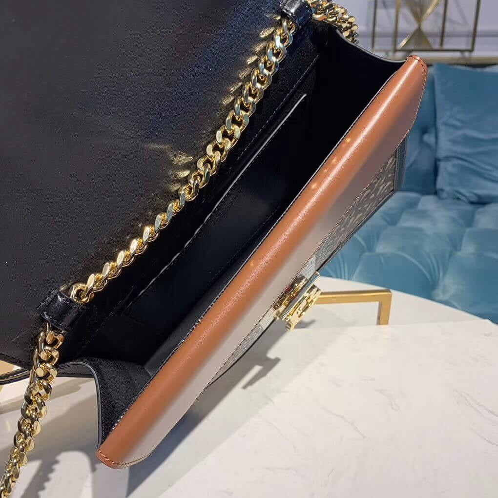 Burberry Small Monogram Stripe E-canvas TB Envelope Clutch 80203051