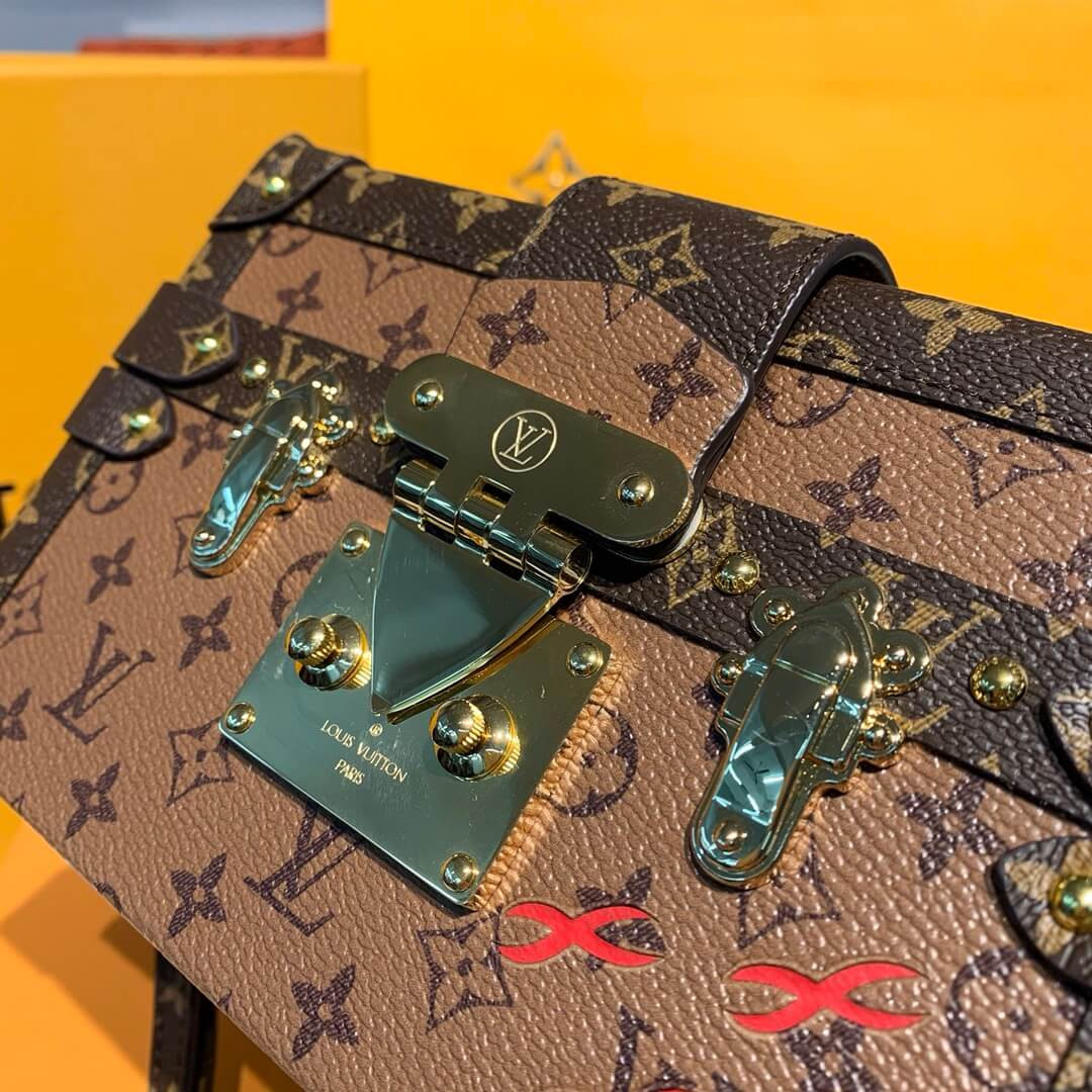 Louis Vuitton Monogram Reverse Canvas Petite Malle M44154