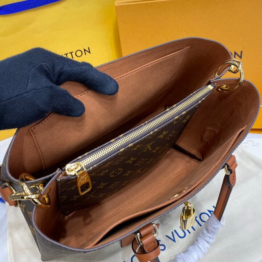 Louis Vuitton Monogram Canvas Flower Tote M43770 Caramel