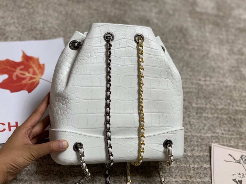 Chanel Crocodile Leather Backpack A94485