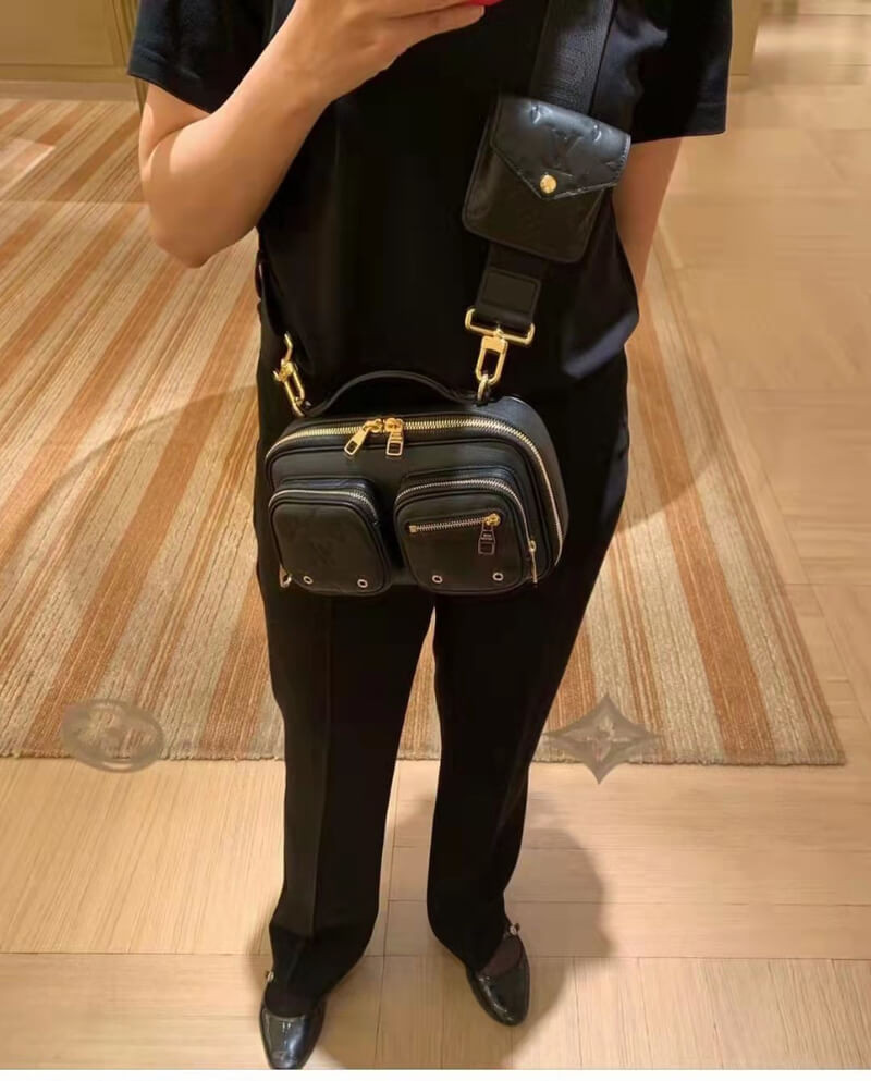 Louis Vuitton Calfskin Leather Utility Crossbody M80450