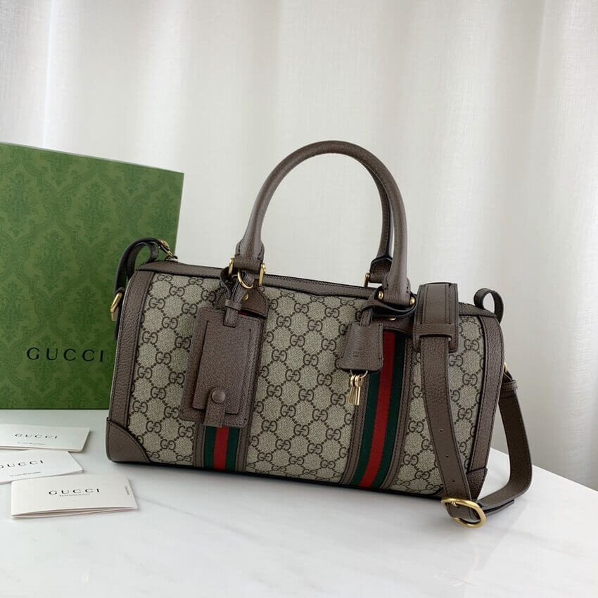 Gucci GG Small Duffel Bag With Web 645017