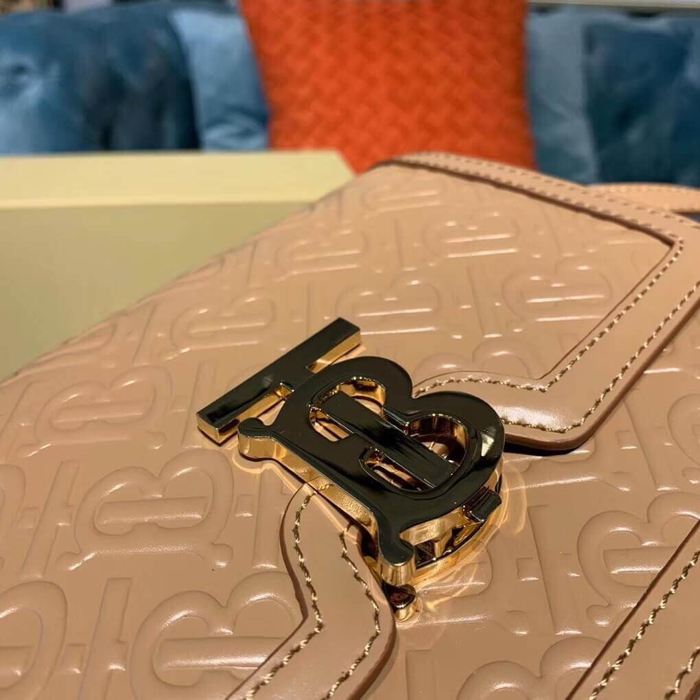 Burberry Small Monogram Leather TB Bag 80140861