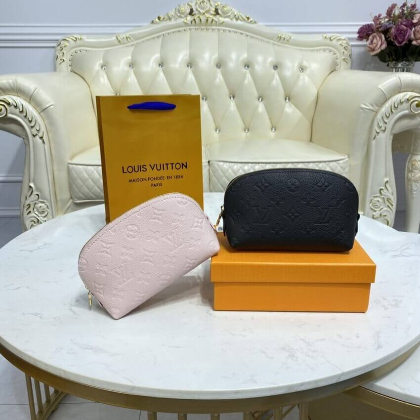 Louis Vuitton Monogram Empreinte Cosmetic Pouch PM M69414