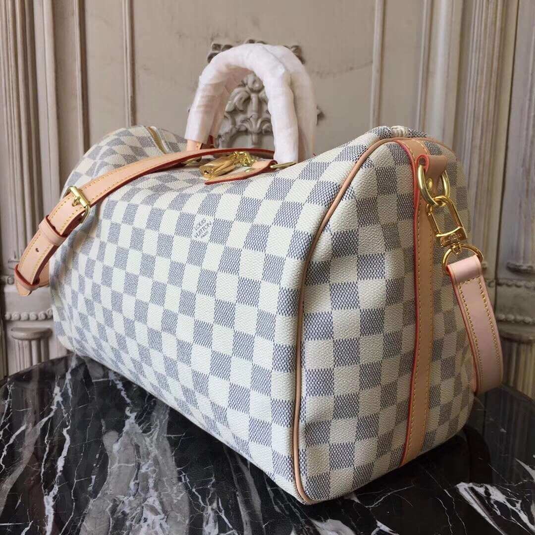 Louis Vuitton Damier Azur Canvas Speedy Bandouliere 35 N41372