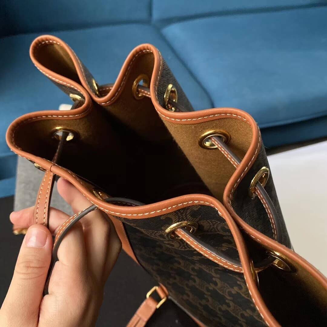 Celine Medium Sailor Bag In Triomphe Canvas 191532