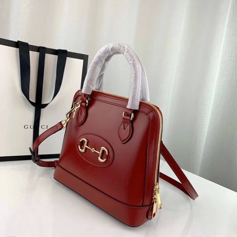 Gucci 1955 Horsebit Leather Small Top Handle Bag 621220