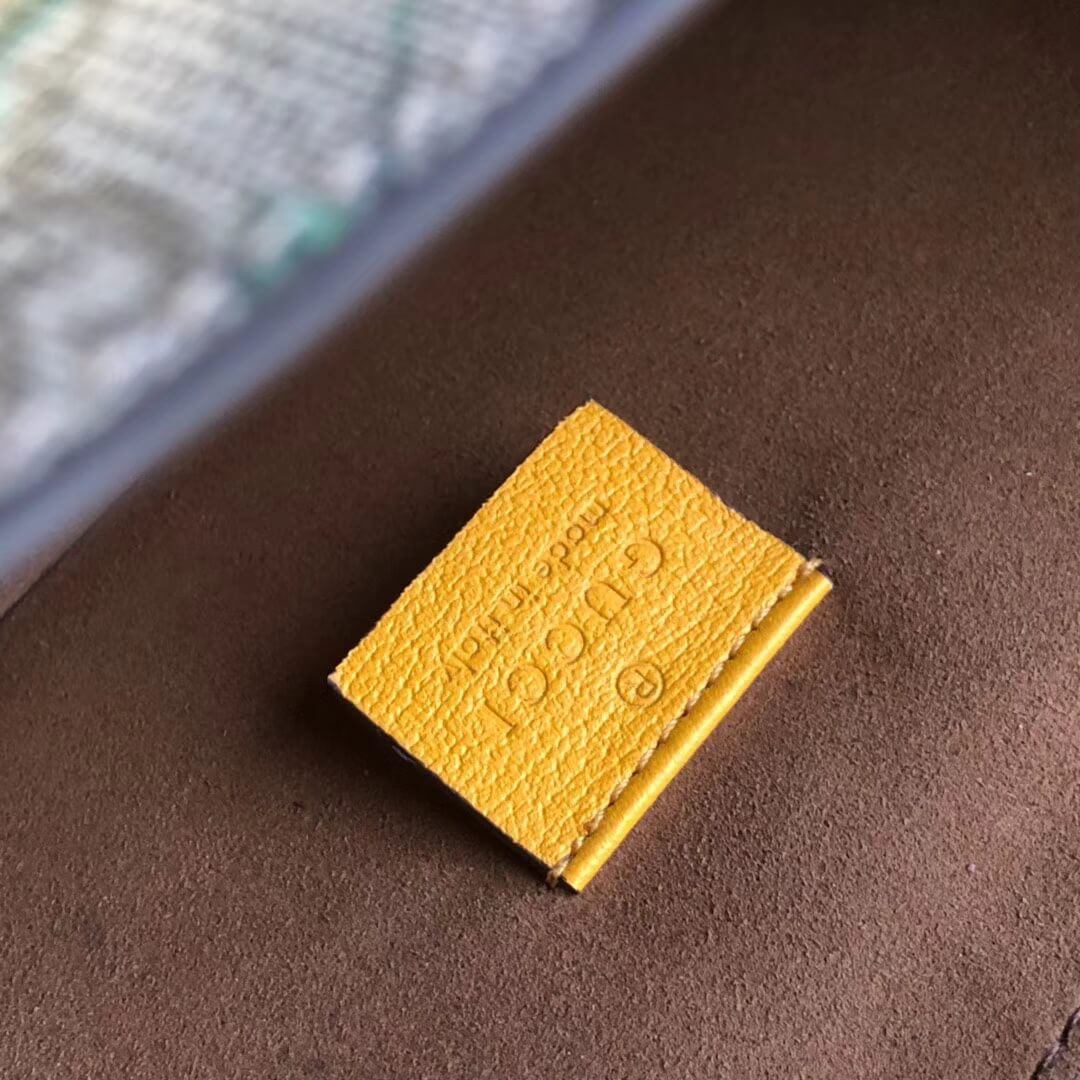 Gucci Padlock GG Flora Small Bamboo Shoulder Bag 603221