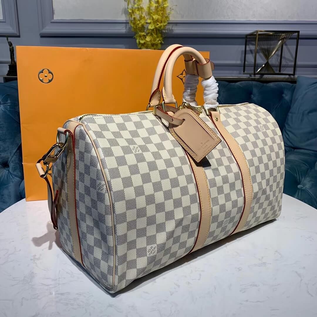 Louis Vuitton Damier Azur Keepall Bandouliere 45 N41430