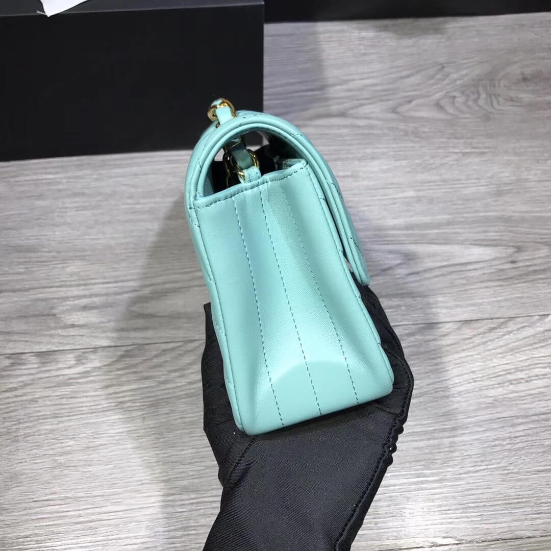 Chanel Chevron Lambskin 20cm Classic Flap Bag 1116