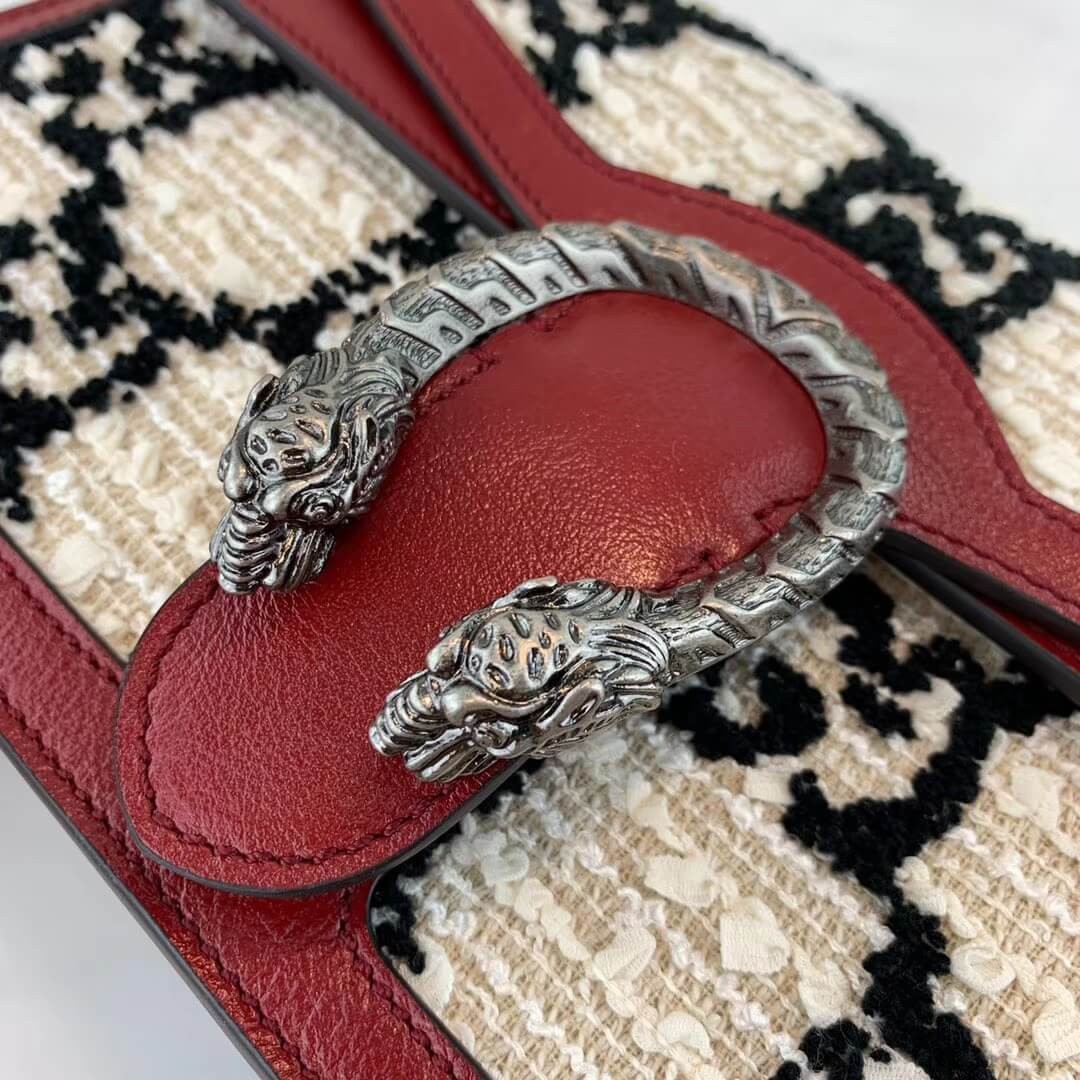 Gucci Dionysus GG Tweed Small Shoulder Bag 400249