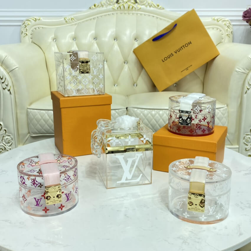 Louis Vuitton Cube Scott Box in Transparent GI0488